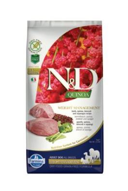 N&D Quinoa DOG Weight Management Lamb M/L 7kg