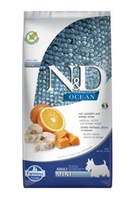 N&D OCEAN DOG LG Adult Mini Codfish & Orange 2x7kg