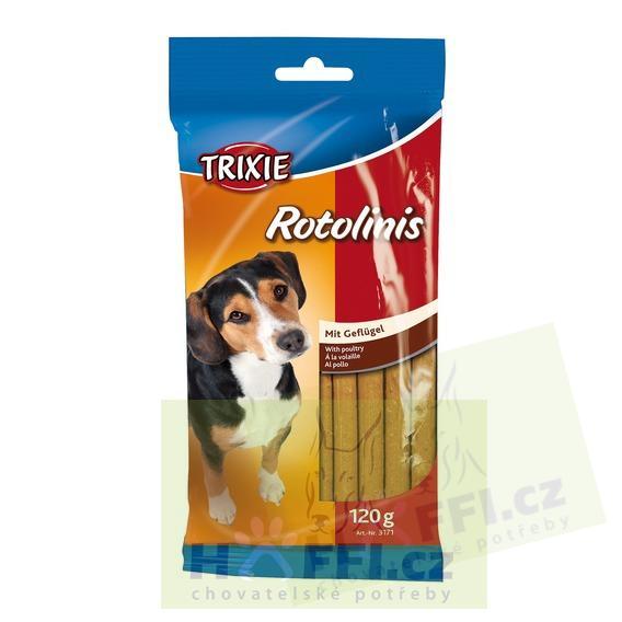 Pochoutka Soft Snack ROTOLINIS drůbeží12ks,120g/12cmTR