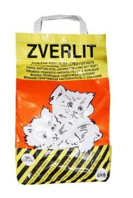 ZVERLIT Podestýlka oranžová,jemná s vůní, kočka 6kg
