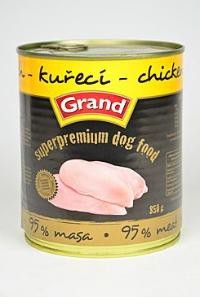 GRAND konz. Superpremium pes drůbeží 850g