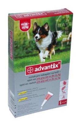 Advantix Spot On 1x0,4ml pro psy do 4kg  (1 pipeta)