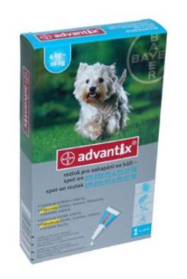 Advantix Spot On 1x1ml pro psy 4-10kg (1 pipeta)