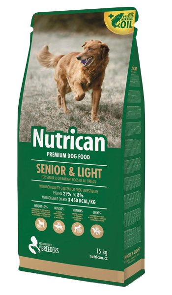 NutriCan Senior Light 15kg new