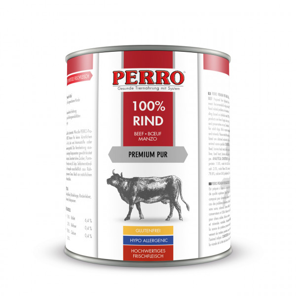 PERRO Premium Pur Hovězí 820 g