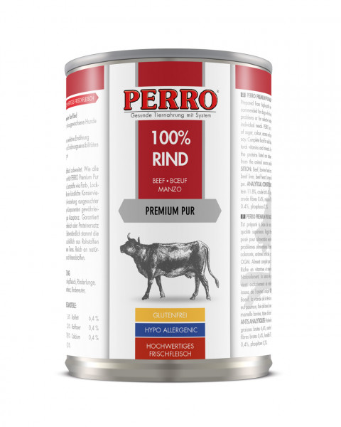 PERRO Premium Pur Hovězí 410 g