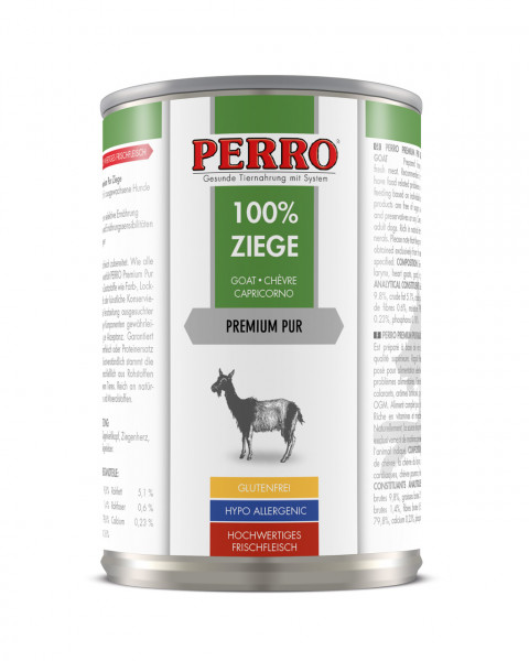 PERRO Premium Pur Koza 410g