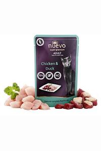 Nuevo kočka kapsa Adult Kuře a Kachna 85g