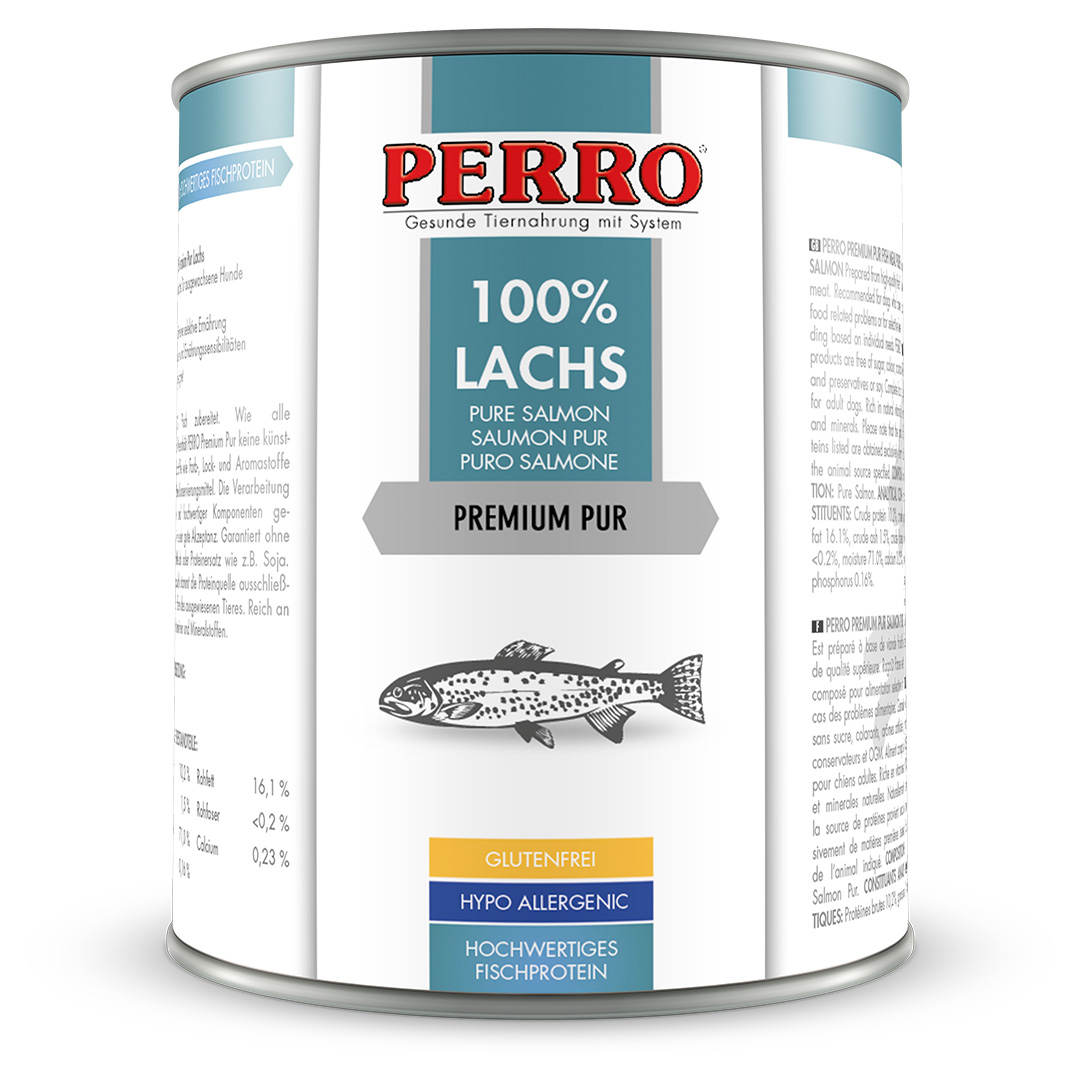 PERRO Premium Pur Losos 820g