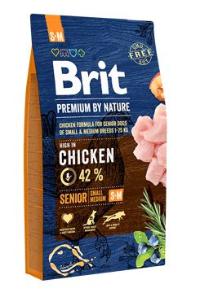 Brit Premium Dog by Nature Senior S+M 8kg