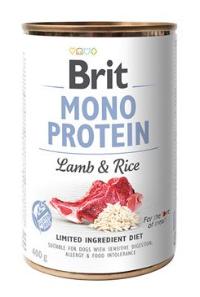 Brit Dog konz Mono Protein Lamb & Brown Rice 400g