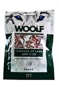 WOOLF pochoutka Lamb and Cod Triangle 100g