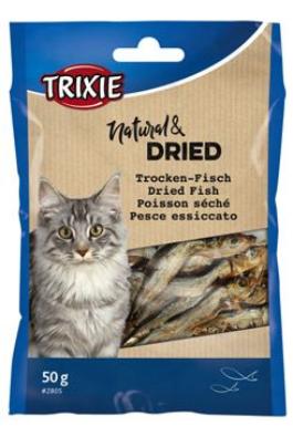 Pochoutka Rybičky sušené pro kočky 5-6cm 50g TR