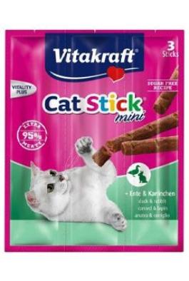 Vitakraft Cat pochoutka Stick mini  Rabb.+Duck. 3x6g