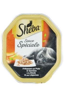 Sheba vanička Sauce Collection s krůtím a zeleninou85g