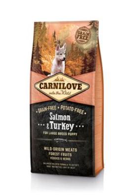 Carnilove Dog Salmon & Turkey for LB Puppies 12kg