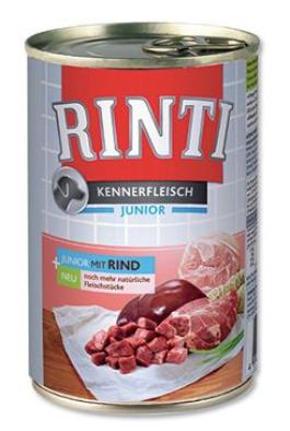 Rinti Dog Kennerfleisch konzerva Junior hovězí 400g