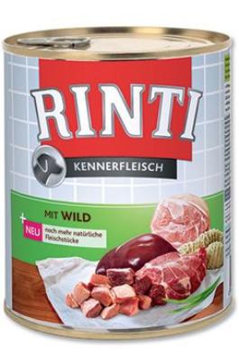 Rinti Dog Kennerfleisch konzerva zvěřina 800g