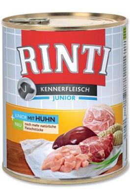 Rinti Dog Kennerfleisch konzerva Junior kuře 800g