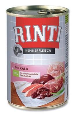 Rinti Dog Kennerfleisch konzerva telecí 400g