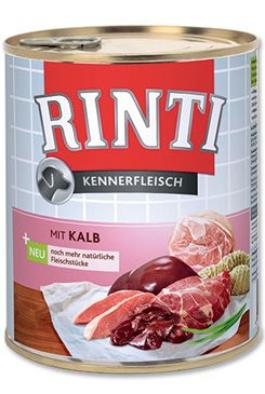 Rinti Dog Kennerfleisch konzerva telecí 800g