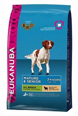 Eukanuba Dog Senior Small&Medium Lamb&Rice  12kg