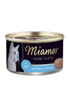 Miamor Cat Filet konzerva tuňák+krevety v želé 100g