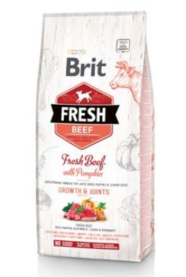 Brit Fresh Dog Beef & Pumpkin Puppy Large 2,5kg