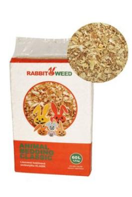 Hobliny podestýlka lis. KLASIK RabbitWeed 60l/1,5kg