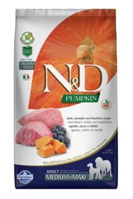 N&D GF Pumpkin DOG Adult M/L Lamb & Blueberry 2x12kg