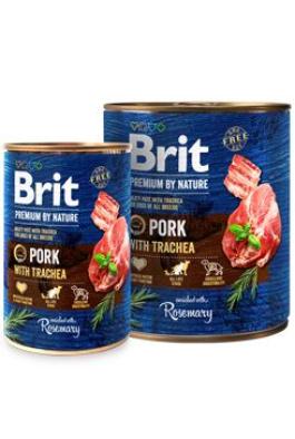 Brit Premium Dog by Nature  konz Pork & Trachea 800g