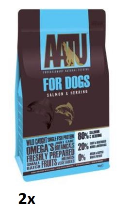 AATU Dog 80/20 Salmon & Herring 2x10kg