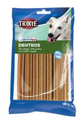 Pochoutka Dentafun DENTROS Light kuř.tyčky pes 180g TR