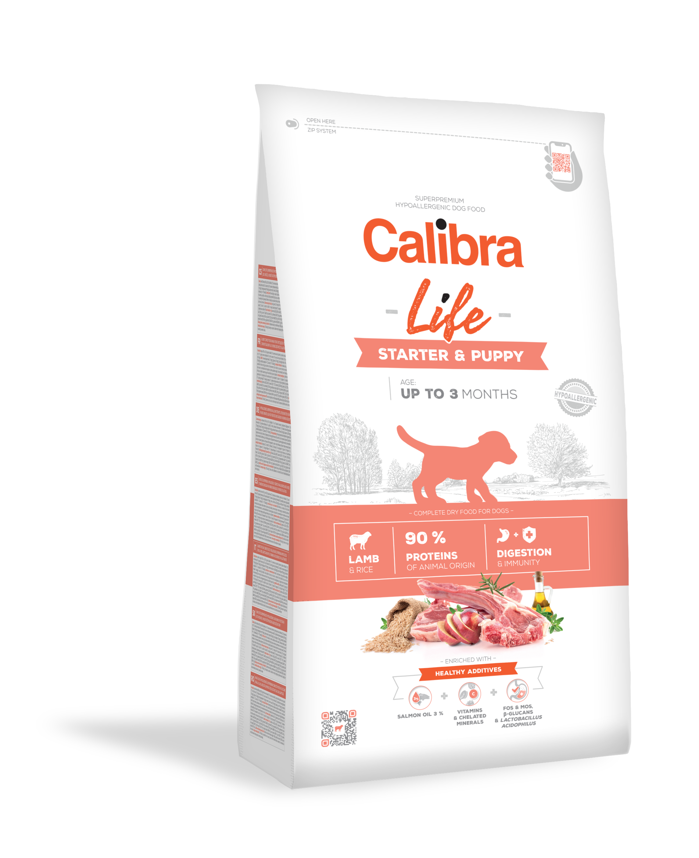 Calibra Dog Life Starter & Puppy Lamb 2,5kg