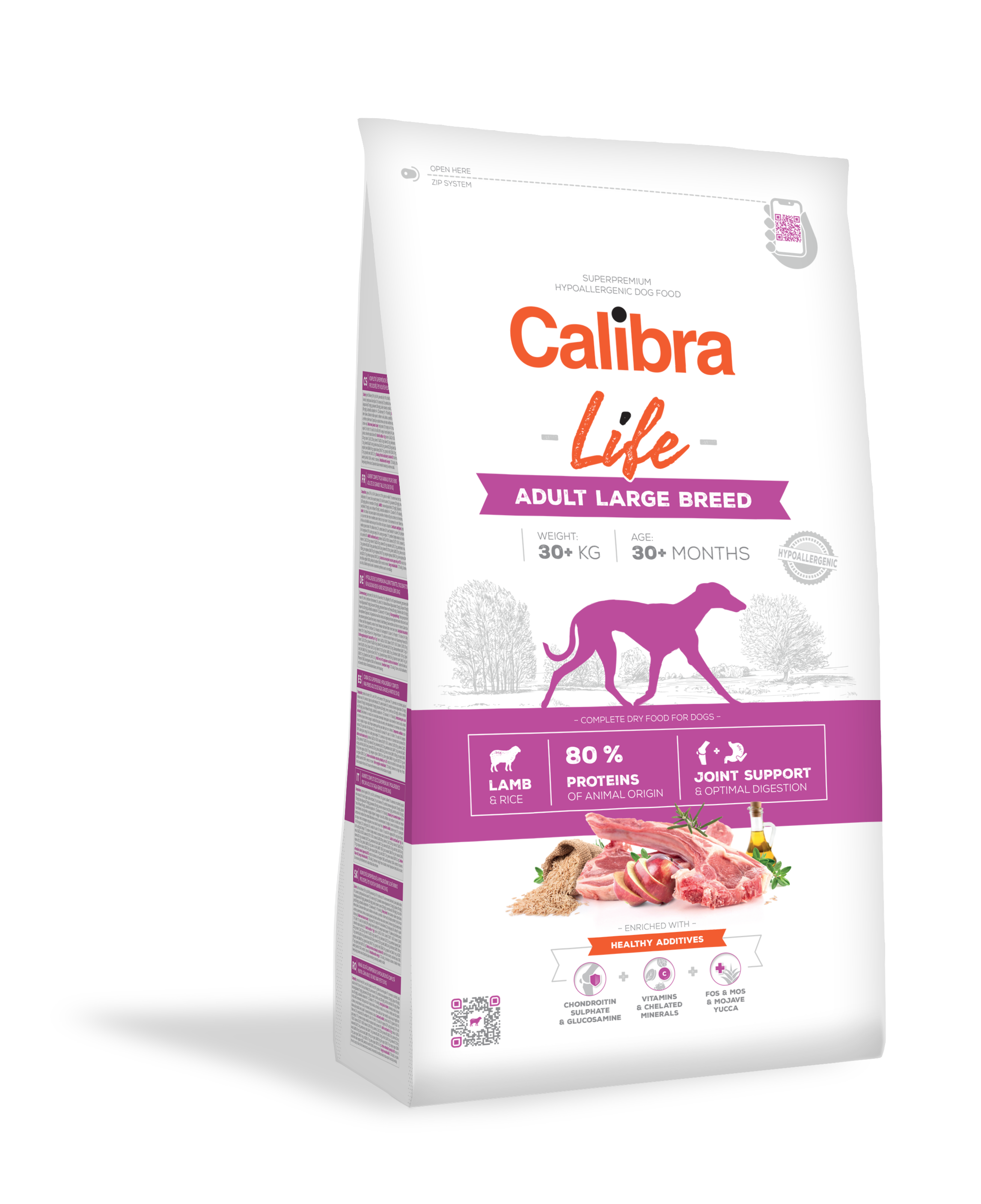 Calibra Dog Life Adult Large Breed Lamb 12kg