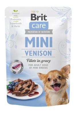 Brit Care Dog Mini Venison fillets in gravy 85g