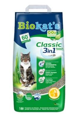 Podestýlka Biokat´s Classic Fresh 18l