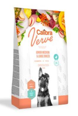 Calibra Dog Verve GF Junior M&L Chicken&Duck 2kg