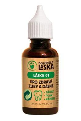 LÁSKA 01 Pro zdravé zuby a dásně psů 30ml