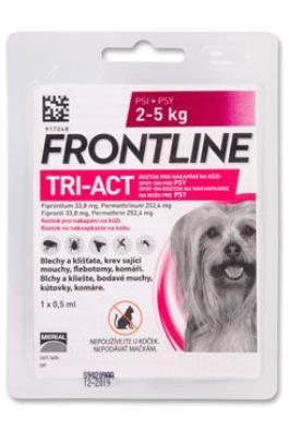 FRONTLINE TRI-ACT spot-on pro psy XS (2-5 kg)-1x0,5ml