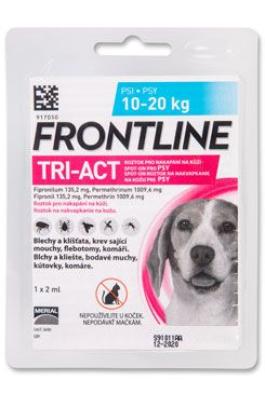 FRONTLINE TRI-ACT spot-on pro psy M (10-20 kg)-1x2ml