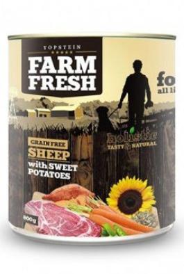 Farm Fresh Dog Sheep with Sweet Potatoes konzerva 800g