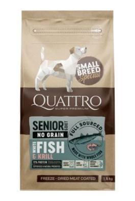 QUATTRO Dog Dry SB Senior/Dieta Ryby&Krill 7kg