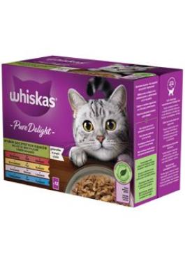 Whiskas kapsa Pure Delight mix v želé 12x85g