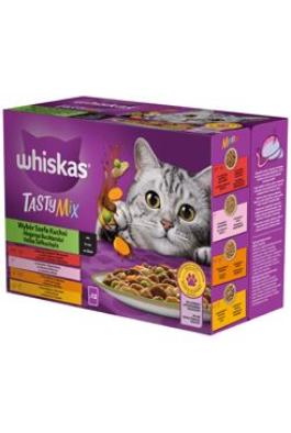 Whiskas kapsa Tasty Mix Chef's Choice ve šťávě 12x85g