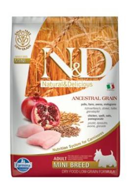 Vzorek N&D LG DOG Adult Mini Chicken & Pomegranate 100g