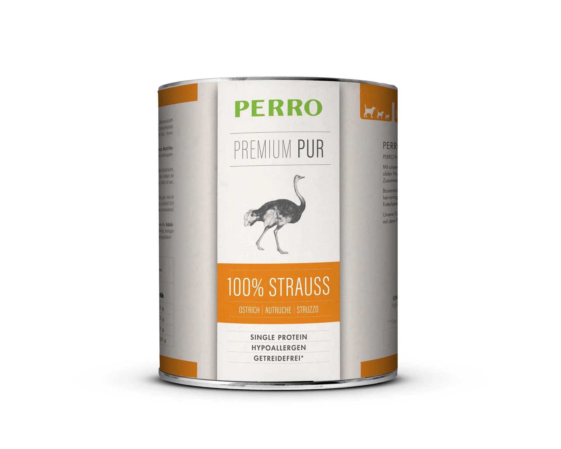 PERRO Premium Pur Pštros 820 g