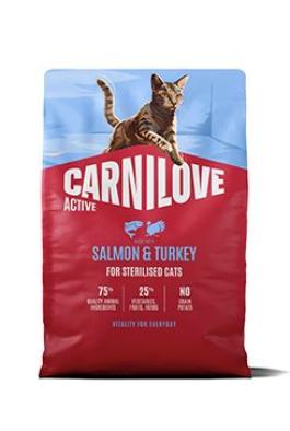 Carnilove Cat Active Dry Salmon&Turkey Steril.Ad.AB2kg