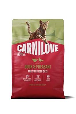Carnilove Cat Active Dry Duck&Pheas.Steril.Ad.AB 2kg