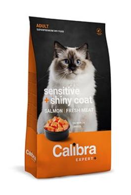 Calibra Cat EXPERT+ Adult Sensitive & Shiny coat 400g